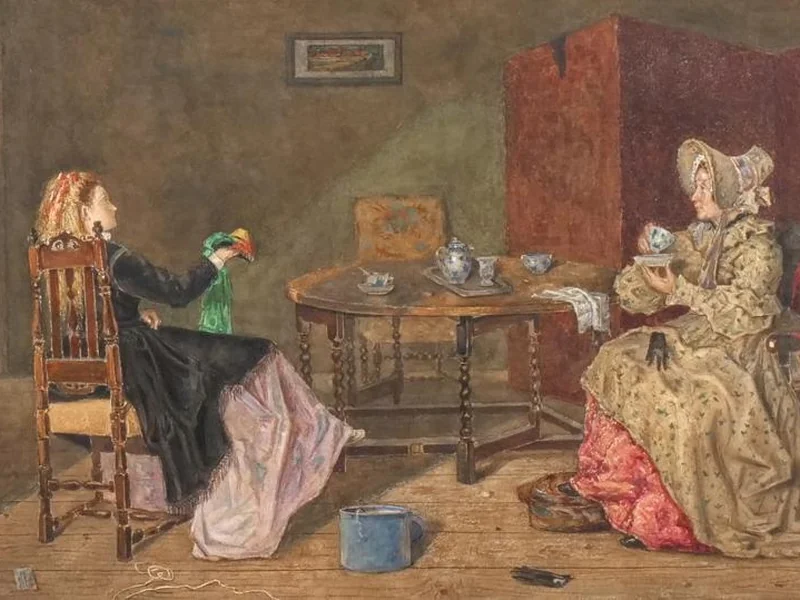 1849-Joseph Thorburn Ross - Tè pomeridiano
